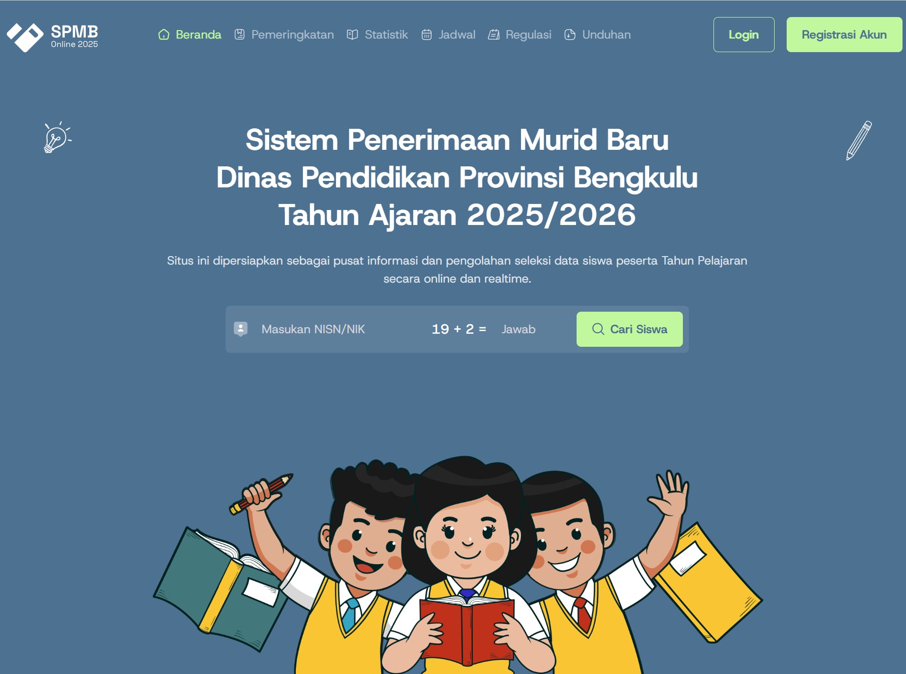 Penerimaan Peserta Didik Baru Tahun Pelajaran 2025/2026